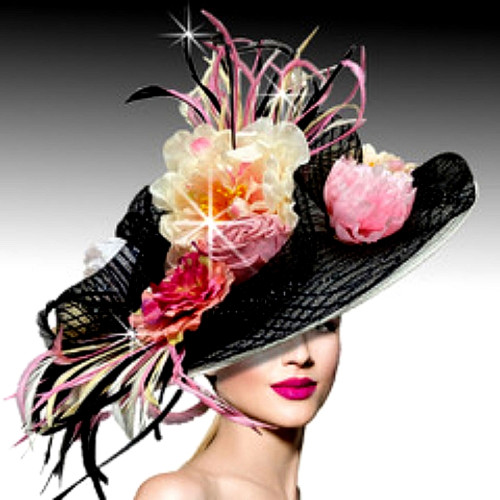 Stunning Equine Couture Designer Hat Kentucky Derby Tea Party Races, Hat…